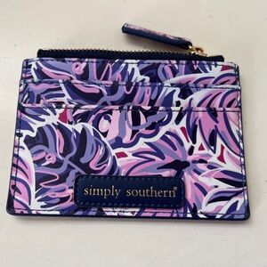 Simply Southern Vibrant Pink and Purple Wallet